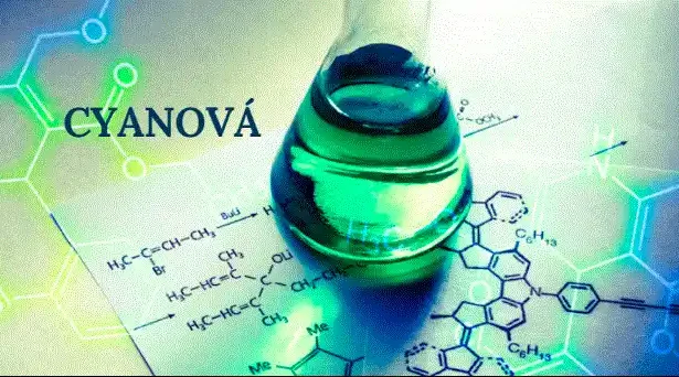 cyanová