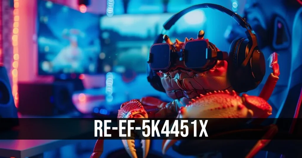 re-ef-5k4451x Explained – What It Is and How It Works