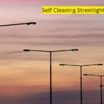 self cleaning streetlight oil palm waste