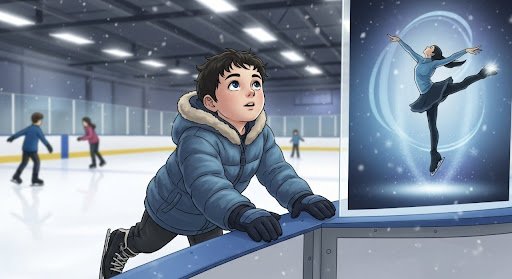 why does ksayim hsiung want to be an ice skater