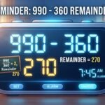 Discover the 990 - 360 Remainder Explained