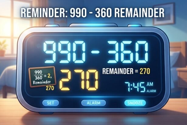 Discover the 990 - 360 Remainder Explained