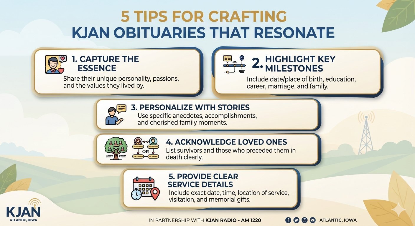 5 Tips for Crafting KJAN Obituaries That Resonate